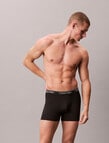 Calvin Klein Stretch Micro Boxer Brief, 3-Pack, Black product photo View 02 S