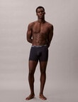 Calvin Klein Micro Stretch Boxer Brief, 3-Pack, Sleet, Teal Marine & Shoreline product photo View 04 S