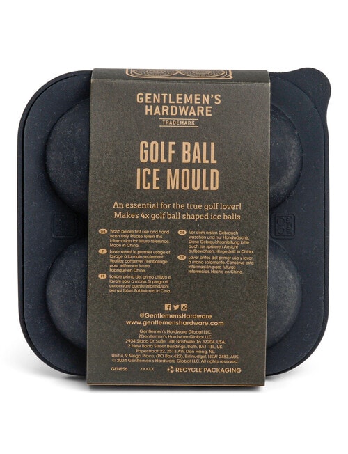 Gentlemen's Hardware Golf Ball Ice Tray product photo View 02 L