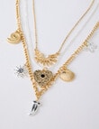Whistle Accessories Seaside Charm Necklace, Gold Tone product photo View 02 S