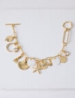 Whistle Accessories Seaside Charm Bracelet, Gold Tone product photo