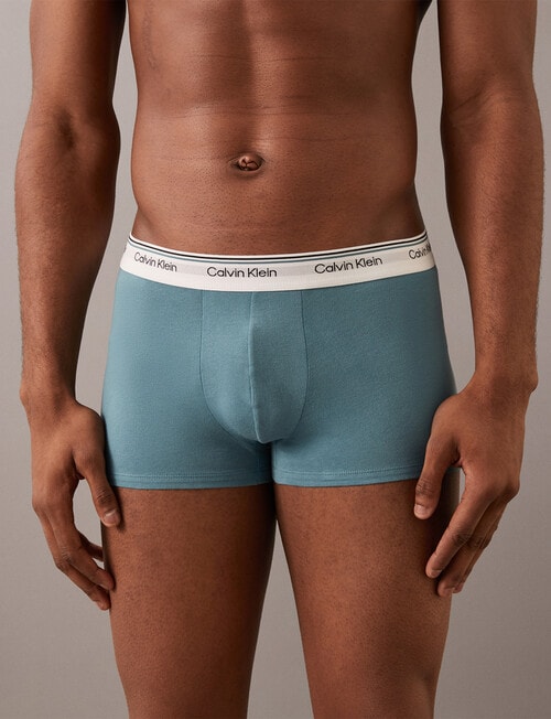 Calvin Klein Engineered Trunk, 3-Pack, Dusty Sage, Grey Heather & Black product photo View 05 L