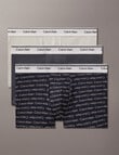Calvin Klein Engineered Trunk, 3-Pack, Turbulence, Shoreline & Silver Foil product photo