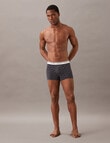 Calvin Klein Engineered Trunk, 3-Pack, Turbulence, Shoreline & Silver Foil product photo View 02 S