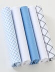 Laidlaw + Leeds Check Hankies, Blue product photo View 02 S
