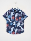 Mac & Ellie Bird Tropic Short Sleeve Shirt, Navy product photo