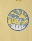 Mac & Ellie Surf Time Short Sleeve, Citrus product photo View 02 S