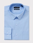 Van Heusen Classic Long Sleeve Tear Print Shirt, Blue product photo View 04 S