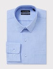 Van Heusen Classic Long Sleeve Check Shirt, Blue product photo View 04 S