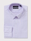 Van Heusen Classic Long Sleeve Check Shirt, Purple product photo View 04 S