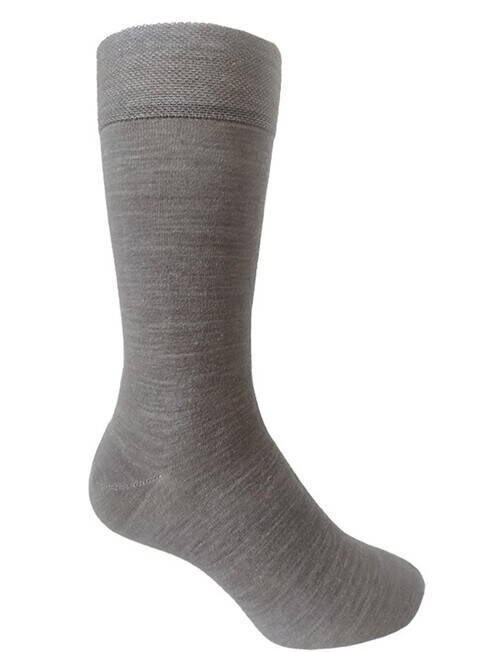 DS Socks Merino Alpaca Blend Dress Sock, Desert Taupe product photo