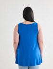 Bodycode Curve Swing Tank Top, Gentle Blue product photo View 02 S