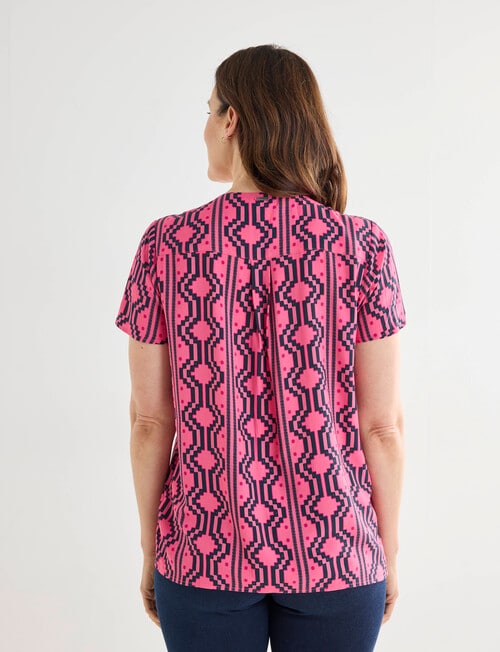 Line 7 Athens Pintuck Shirt, Pink product photo View 02 L