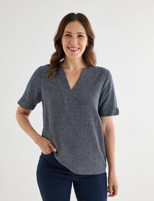 Line 7 Port Top, Blue product photo