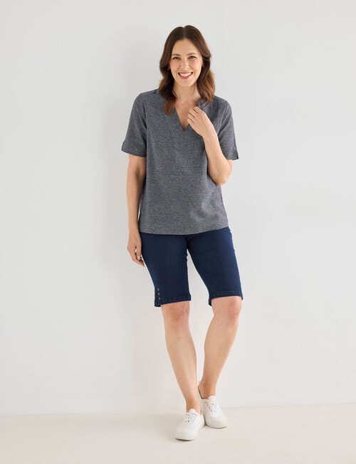 Line 7 Port Top, Blue product photo View 03 L