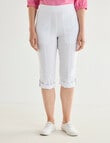 Line 7 Region Capri Pant, White product photo