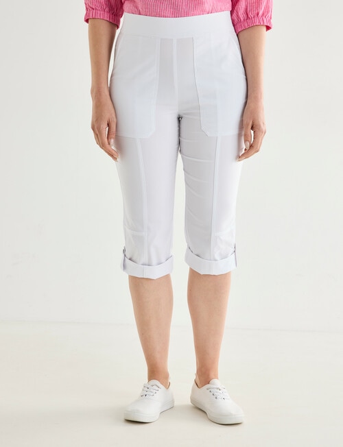 Line 7 Region Capri Pant, White product photo