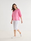 Line 7 Region Capri Pant, White product photo View 03 S