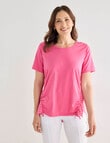 Line 7 Coaster Panelled Tee, Pink product photo