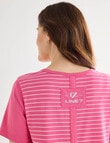 Line 7 Coaster Panelled Tee, Pink product photo View 06 S