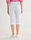 Line 7 Region Capri Pant, White product photo View 02 S