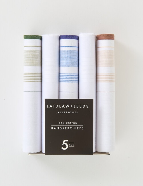 Laidlaw + Leeds Stripes Hankies product photo