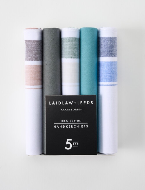 Laidlaw + Leeds Bold Stripe Hankies product photo