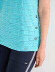 Line 7 Apollo Cotton Top, Green product photo View 04 S