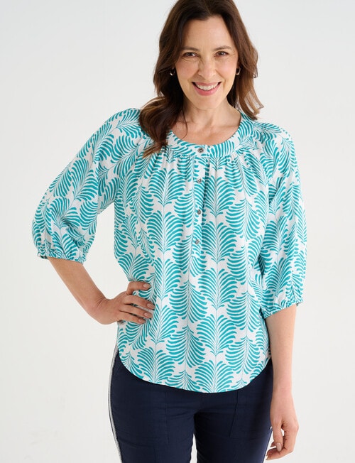 Line 7 Rule Top, Green product photo View 06 L