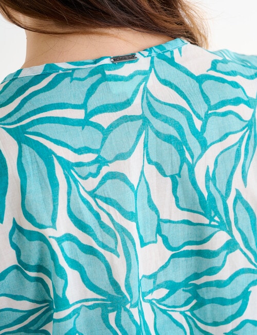 Line 7 Meadow Cotton Tee, Green product photo View 05 L