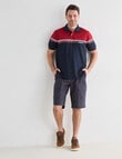Line 7 Ralph Short Sleeve Polo Shirt, Red product photo View 03 S