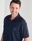 Line 7 Sailor Short Sleeve Polo Shirt, Navy product photo View 06 S