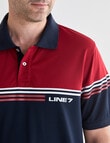 Line 7 Ralph Short Sleeve Polo Shirt, Red product photo View 04 S