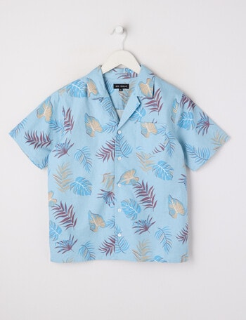 No Issue Aloha All Over Print Short Sleeve Shirt, Plum product photo