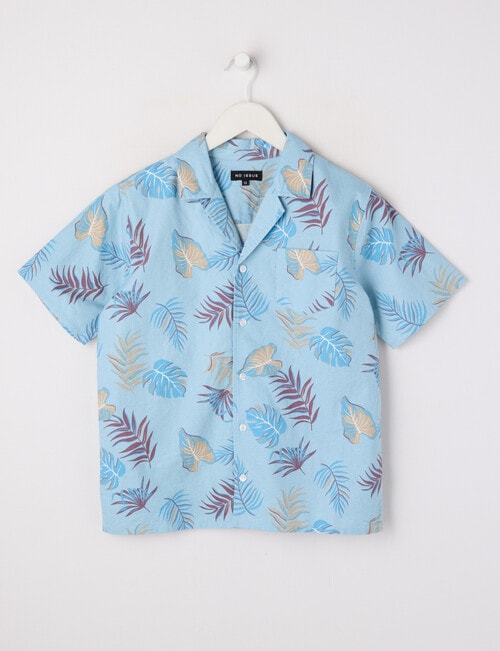 No Issue Aloha All Over Print Short Sleeve Shirt, Plum product photo