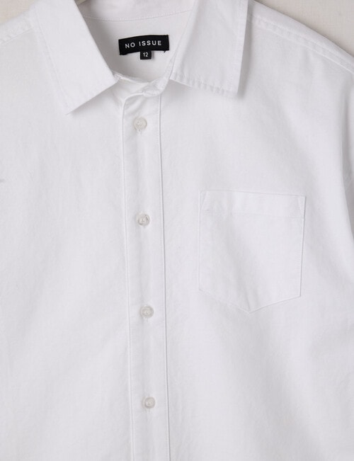 No Issue Crop Short Sleeve Shirt, White product photo View 02 L