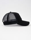 Gasoline Wild Wave Trucker Cap, Black product photo View 04 S