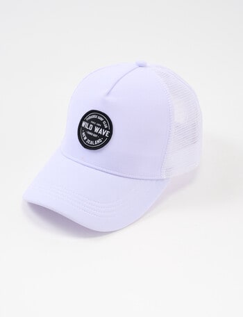 Gasoline Wild Wave Trucker Cap, White product photo