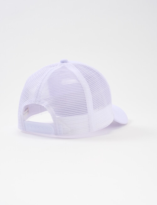 Gasoline Wild Wave Trucker Cap, White product photo View 02 L