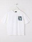 No Issue Aloha Short Sleeve Box Tee, White product photo