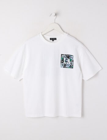 No Issue Aloha Short Sleeve Box Tee, White product photo