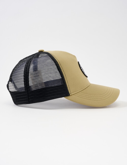 Gasoline Wild Wave Trucker Cap, Green product photo View 04 L