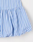 Switch Balloon Hem Skirt, Cornflower Stripe product photo View 02 S