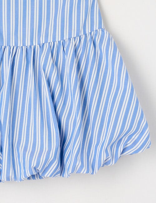 Switch Balloon Hem Skirt, Cornflower Stripe product photo View 02 L