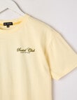 No Issue Social Club Short Sleeve Box Tee, Lemon product photo View 03 S