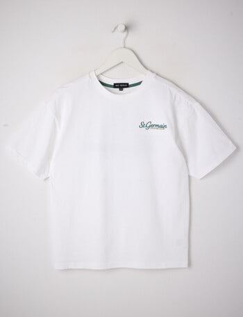 No Issue St Germain Leisure Club Short Sleeve Tee, White product photo