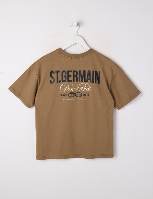 No Issue St Germain Short Sleeve Box Tee, Mocha product photo View 02 L