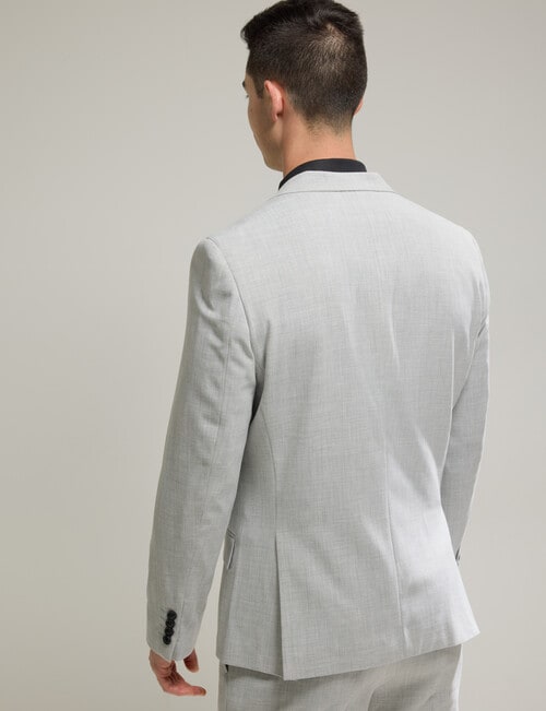 Laidlaw + Leeds Texture Stretch Tailored Jacket, Light Grey product photo View 02 L