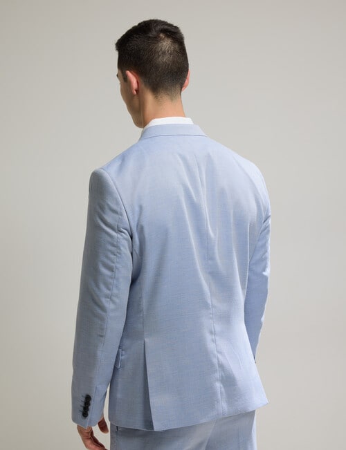 Laidlaw + Leeds Texture Stretch Tailored Jacket, Light Blue product photo View 02 L