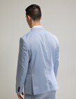 Laidlaw + Leeds Texture Stretch Tailored Jacket, Light Blue product photo View 02 S